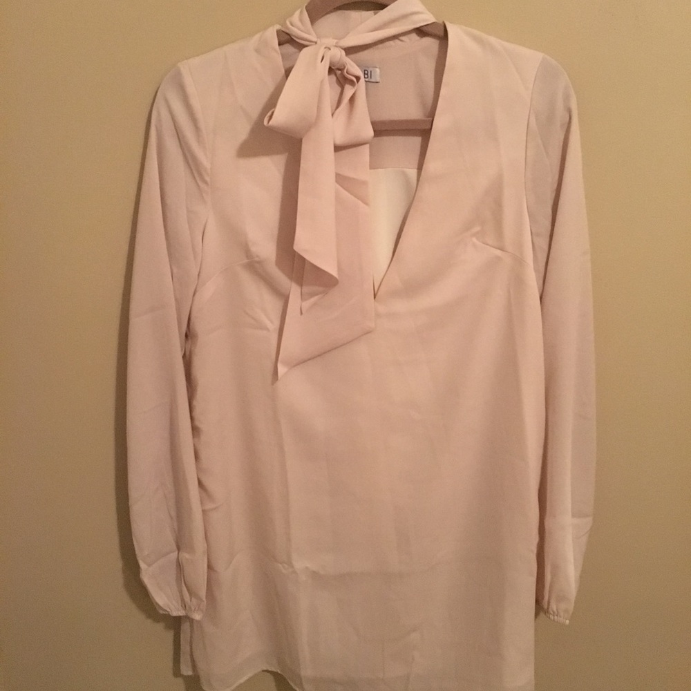Off white Tobi dress with knot